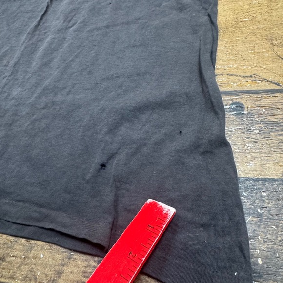 Vintage Guess by Georges Marciano T Shirt Mens One Size Black Cotton Logo Tee - Picture 5 of 13